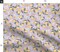 Lemonade Yellow And Purple Small Scale Summer Fruit Lemon Floral Daisy Flower Lemons Lavender Custom Printed Fabric by Spoonflower Various Fabrics by the Yard or Fat Quarter